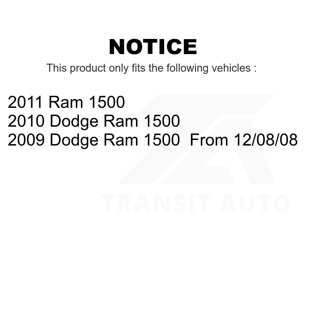 Front Wheel Bearing Hub Assembly 70-515126 For Dodge Ram 1500