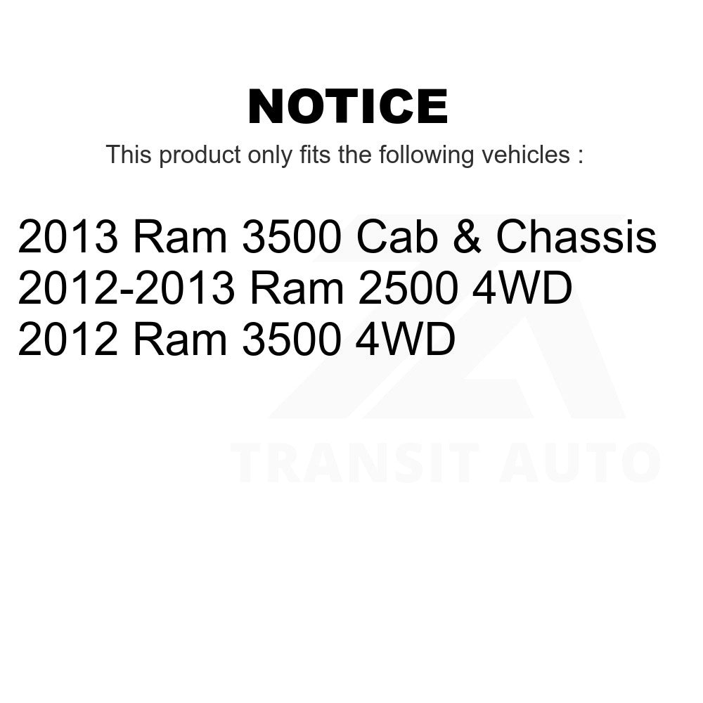 Front Wheel Bearing Hub Assembly 70-515148 For Ram 2500 3500