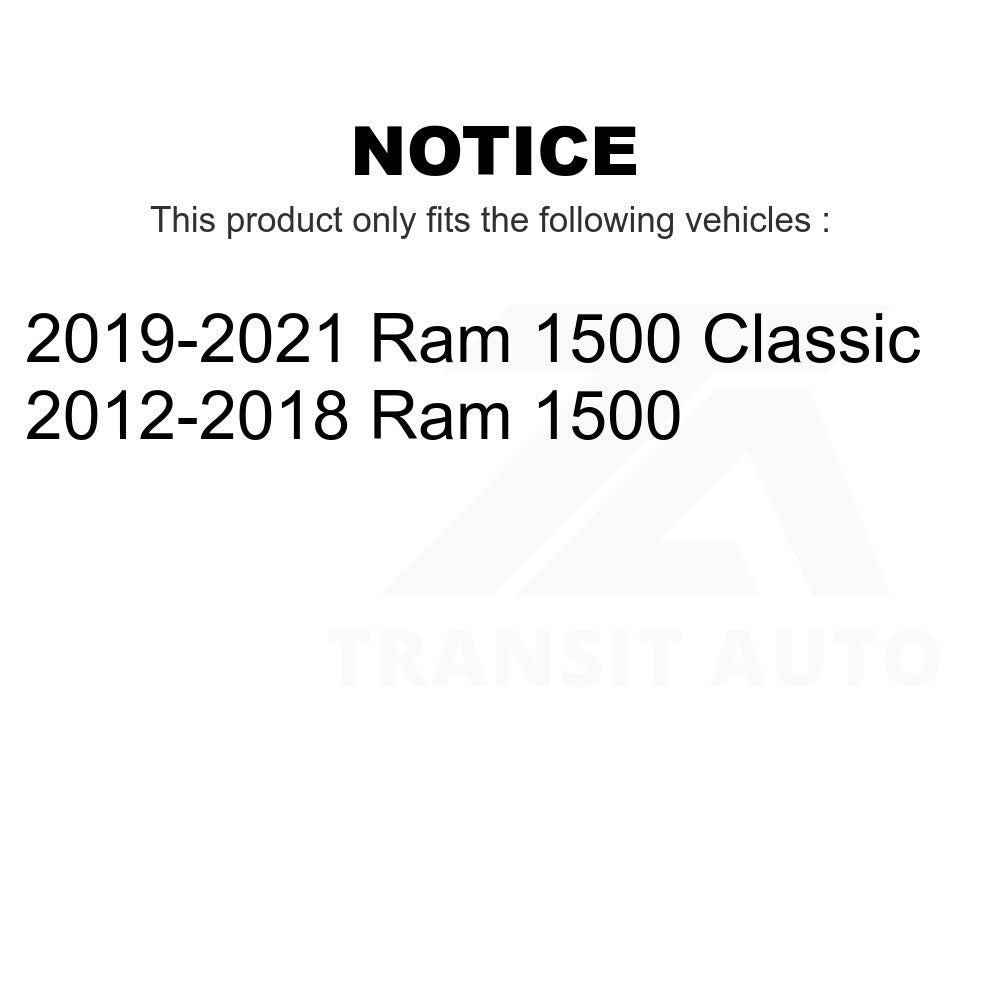 Front Wheel Bearing Hub Assembly 70-515151 For Ram 1500 Classic