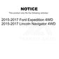 Front Wheel Bearing Hub Assembly 70-515158 For 2015-2017 Ford Expedition Lincoln Navigator 4WD