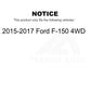 Front Wheel Bearing Hub Assembly 70-515169 For 2015-2017 Ford F-150 4WD