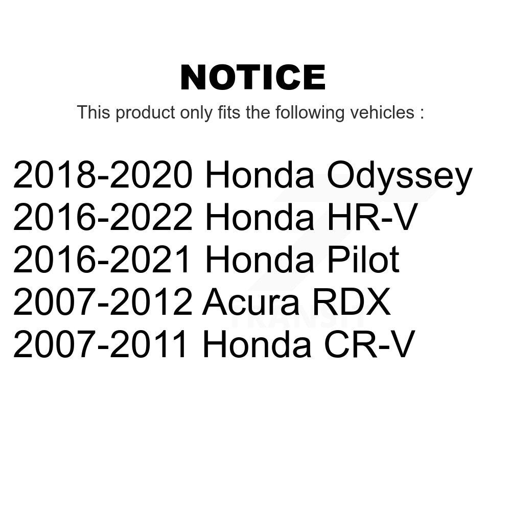 Front Wheel Bearing Pair For Honda CR-V Pilot HR-V Odyssey Acura RDX K70-100530