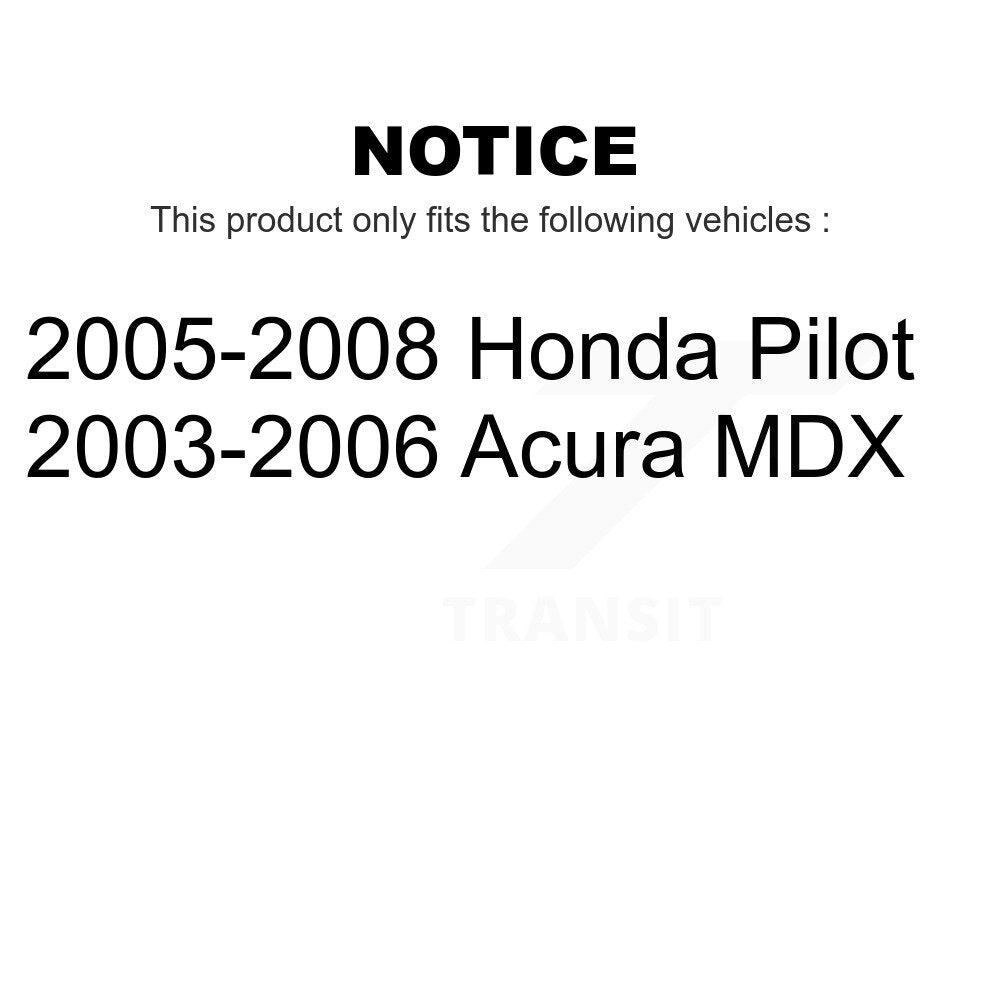 Front Wheel Bearing Pair For Honda Pilot Acura MDX K70-100523