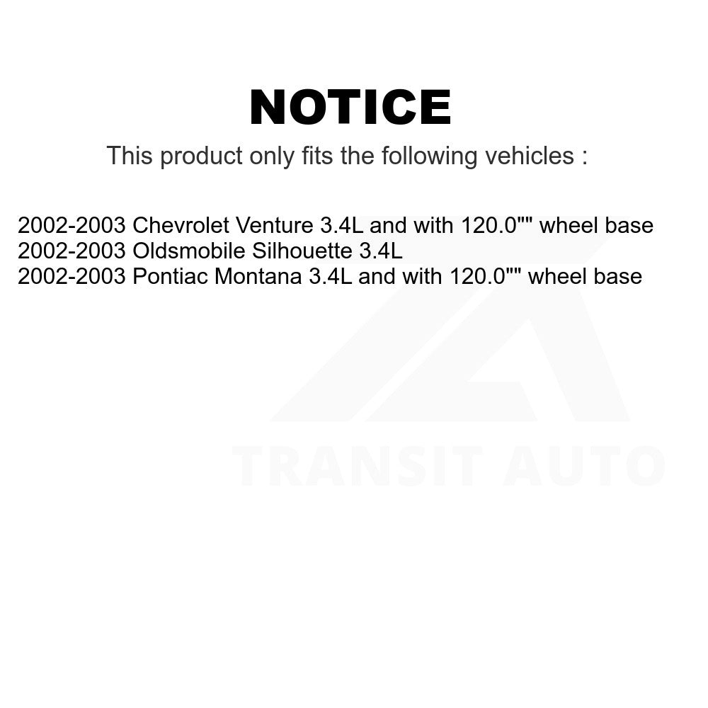 Fuel Pump Module Assembly AGY-00310224 For 2002-2003 Chevrolet Venture Pontiac Montana Oldsmobile Silhouette