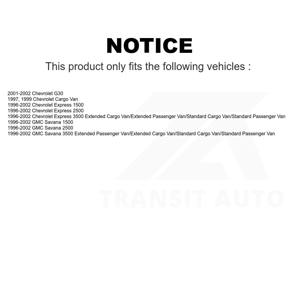 Fuel Tank Strap AGY-01110122 For Chevrolet Express 3500 GMC 1500 2500 Savana G30 Cargo Van