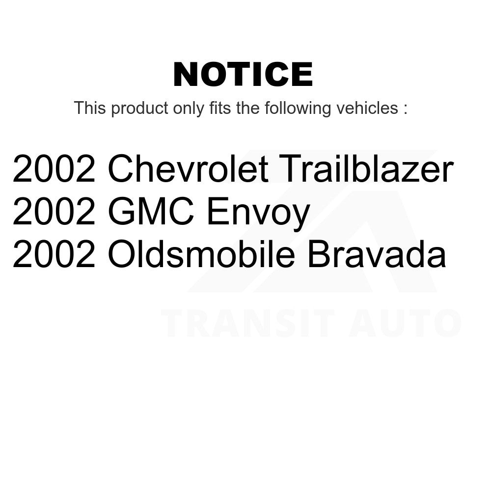 Fuel Tank Strap AGY-01110232 For 2002-2002 Chevrolet Trailblazer GMC Envoy Oldsmobile Bravada