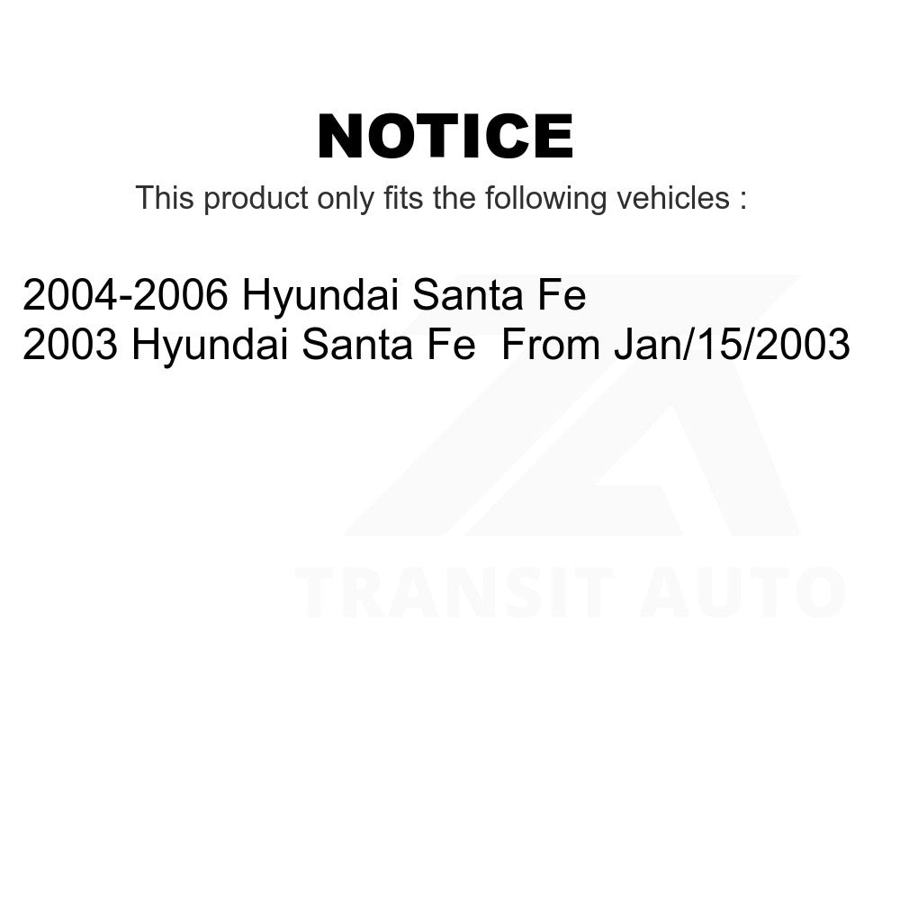 Fuel Tank Strap AGY-01110259 For Hyundai Santa Fe
