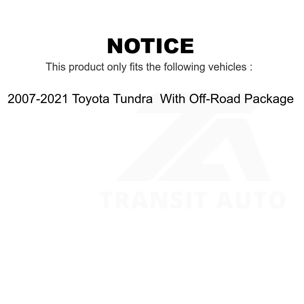 Fuel Tank Strap AGY-01110338 For 2007-2021 Toyota Tundra With Off-Road Package