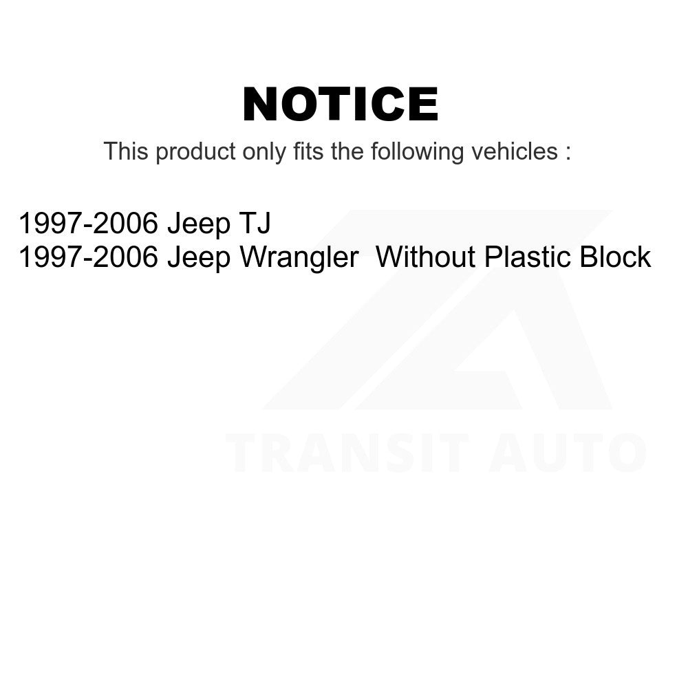 Fuel Tank Strap AGY-01110341 For 1997-2006 Jeep Wrangler TJ