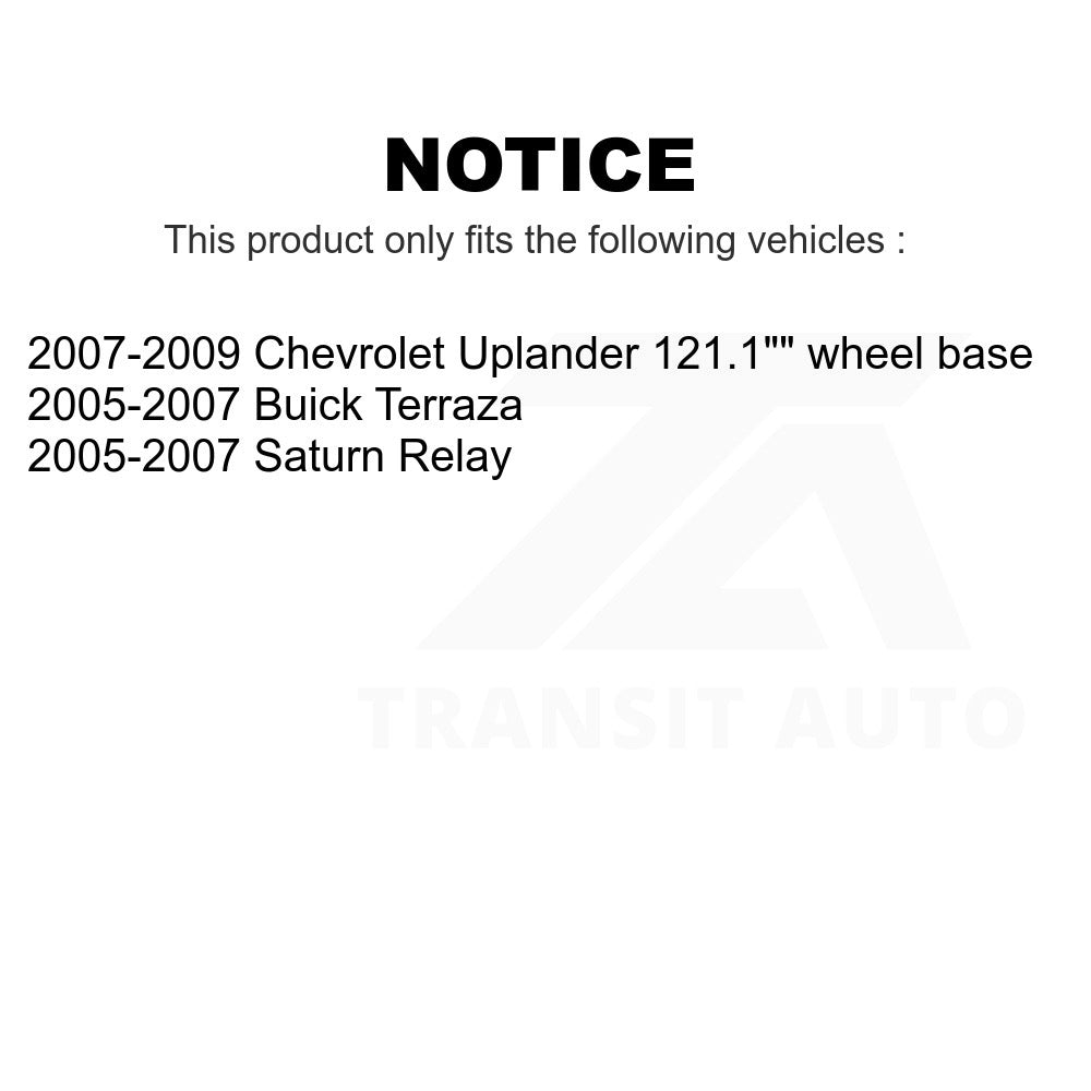 Fuel Tank Strap AGY-01110377 For Chevrolet Uplander Buick Terraza Saturn Relay