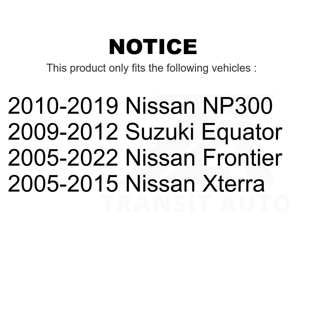 Fuel Tank Strap AGY-01110387 For Nissan Frontier Xterra Suzuki Equator NP300