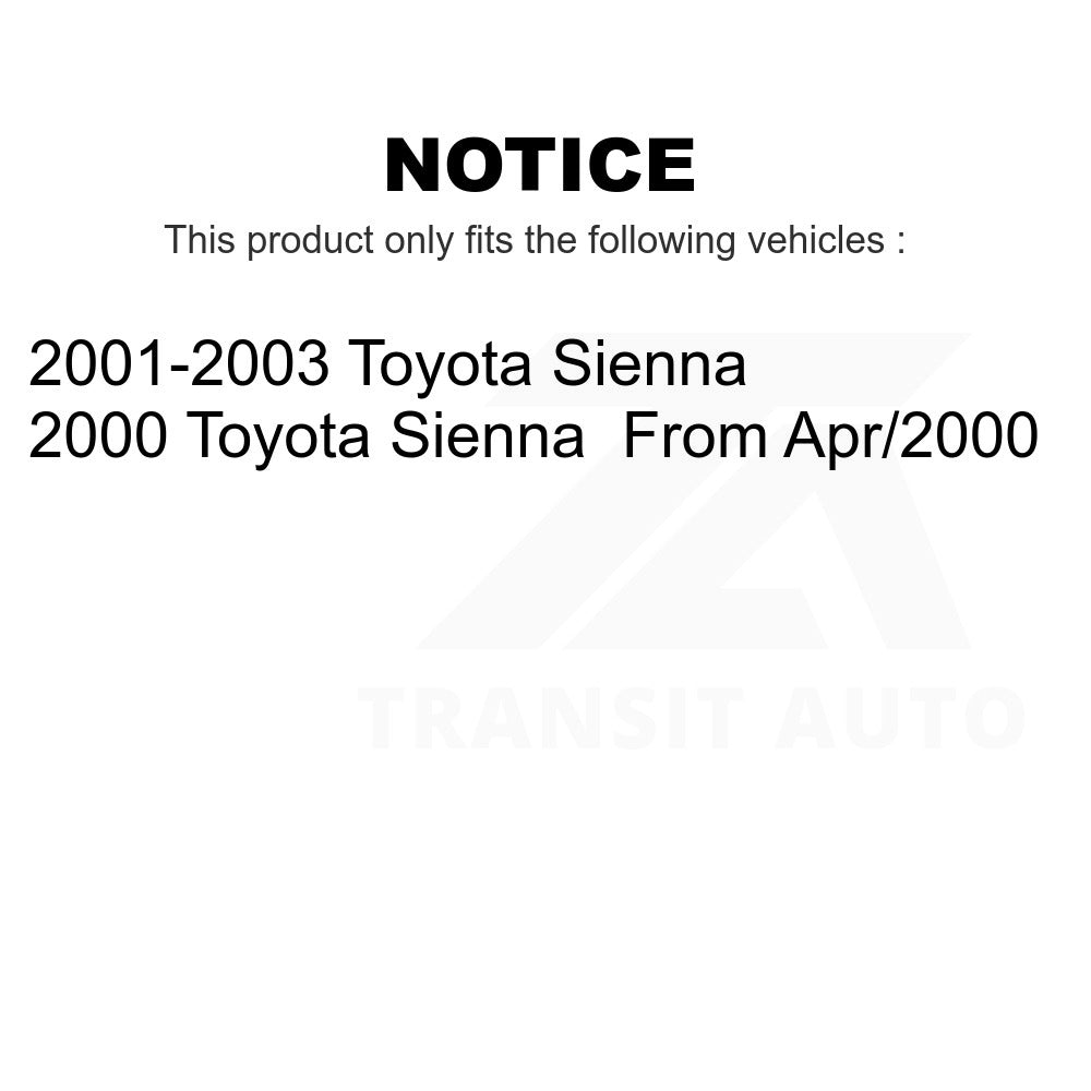Fuel Tank Strap AGY-01110397 For Toyota Sienna