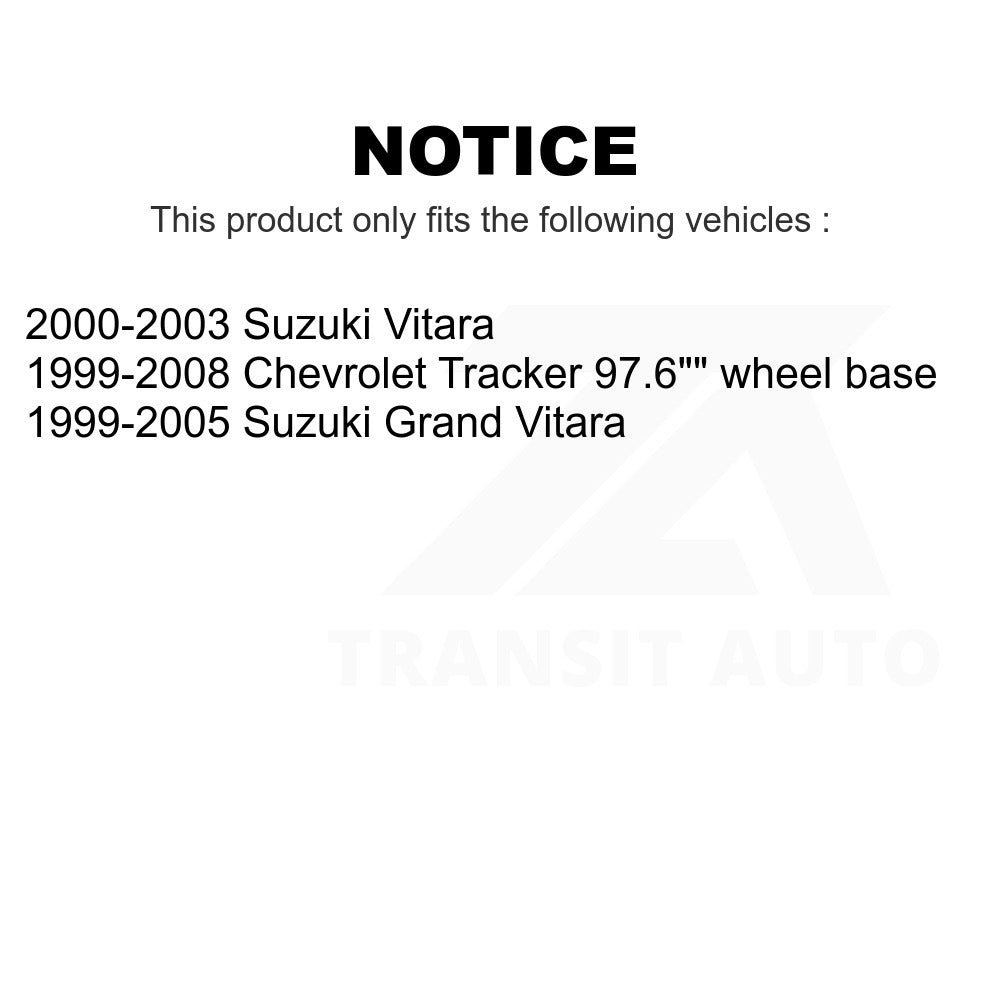 Fuel Tank Strap AGY-01110412 For Chevrolet Tracker Suzuki Grand Vitara