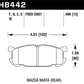 Hawk 01-02 Miata DTC-30 Street Rear Brake Pads