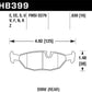 Hawk 84-4/91 BMW 325 (E30) HP+ Street Rear Brake Pads
