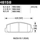 Hawk 86-95 Mazda RX-7 HP+ Street Rear Brake Pads