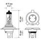 Hella H4 12V 130/90W Halogen Headlight Bulb - Universal