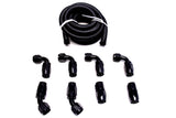 PLM Universal Catch Can Hose & Fitting Kit -10AN 8 Fittings 10' Hose
