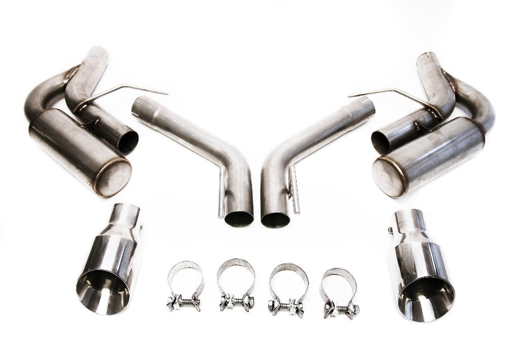 PLM Axle Back Exhaust Chevy Camaro 2.0L 3.6L V6 2016 - 2022 Dual Tips Non-NPP
