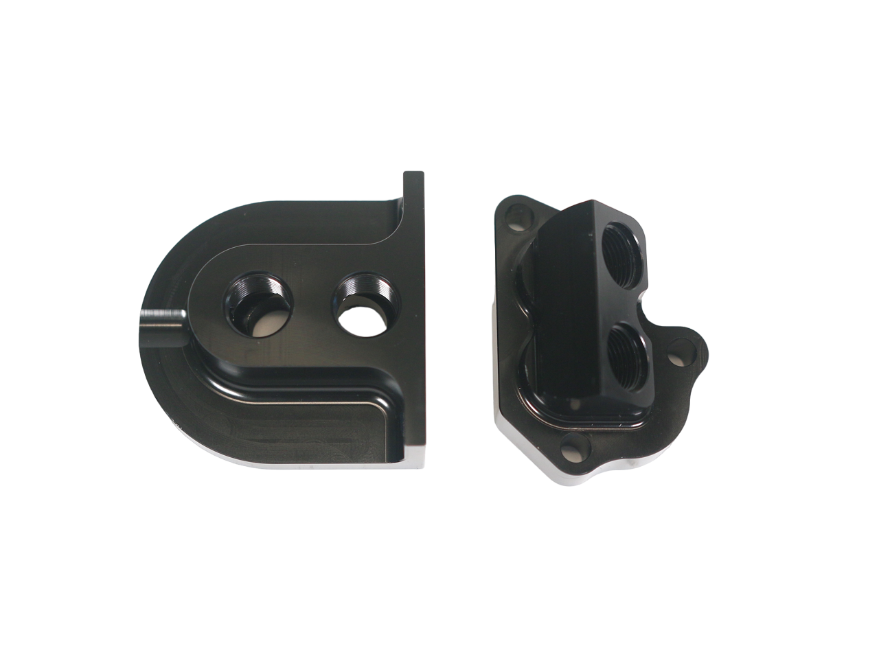 Precision Works Oil Filter Relocation Kit - 2011-23 Ford 5.0 Coyote Mustang GT F150