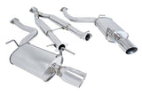 Infiniti G35 07-08 / G37 Sedan 09-13 - Stainless Rolled Tips - OE-RS - MR-CBS-IG094D-SRT-RR+RL+M