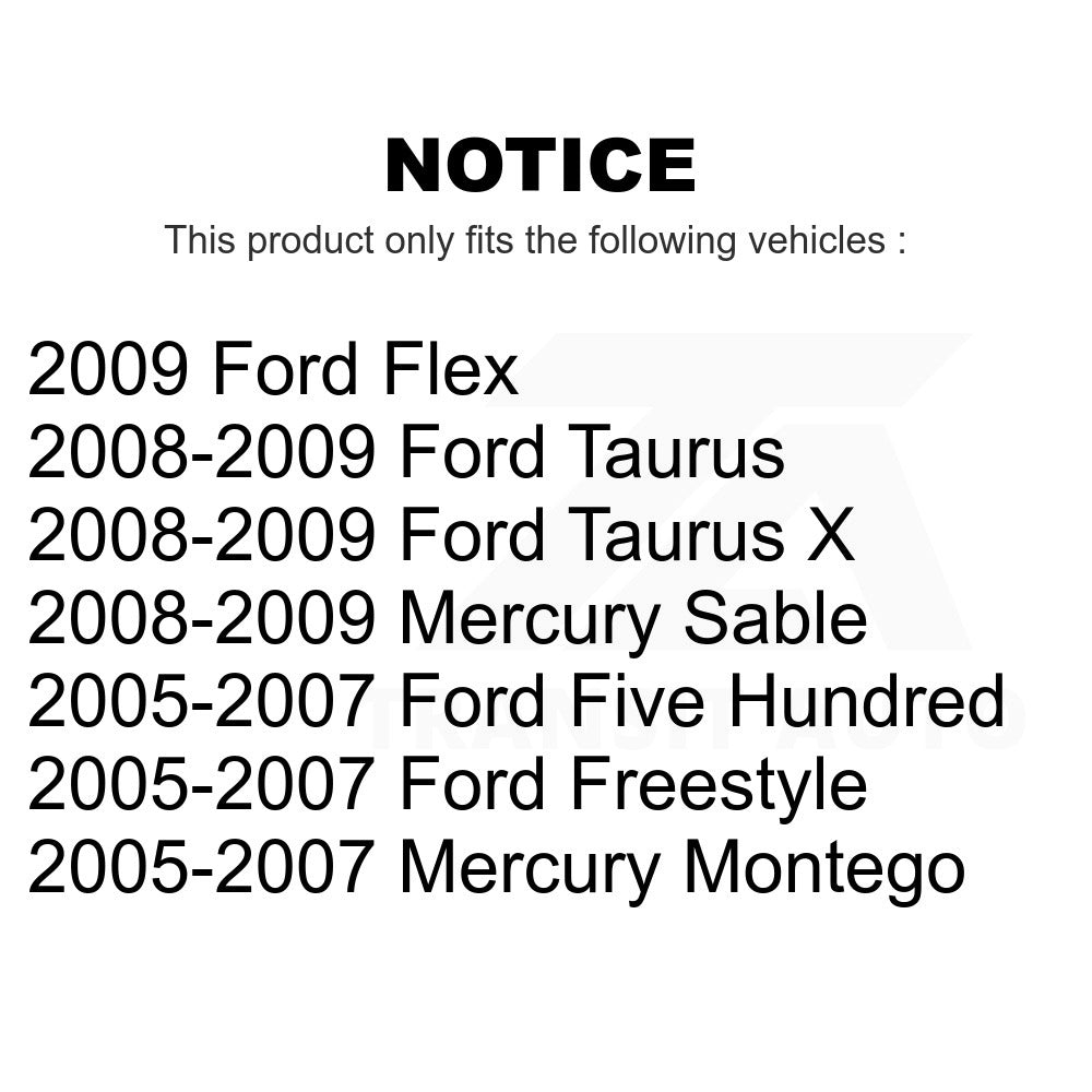Inner Steering Tie Rod End TOR-EV800221 For Ford Five Hundred Freestyle Taurus Mercury Montego X Flex Sable