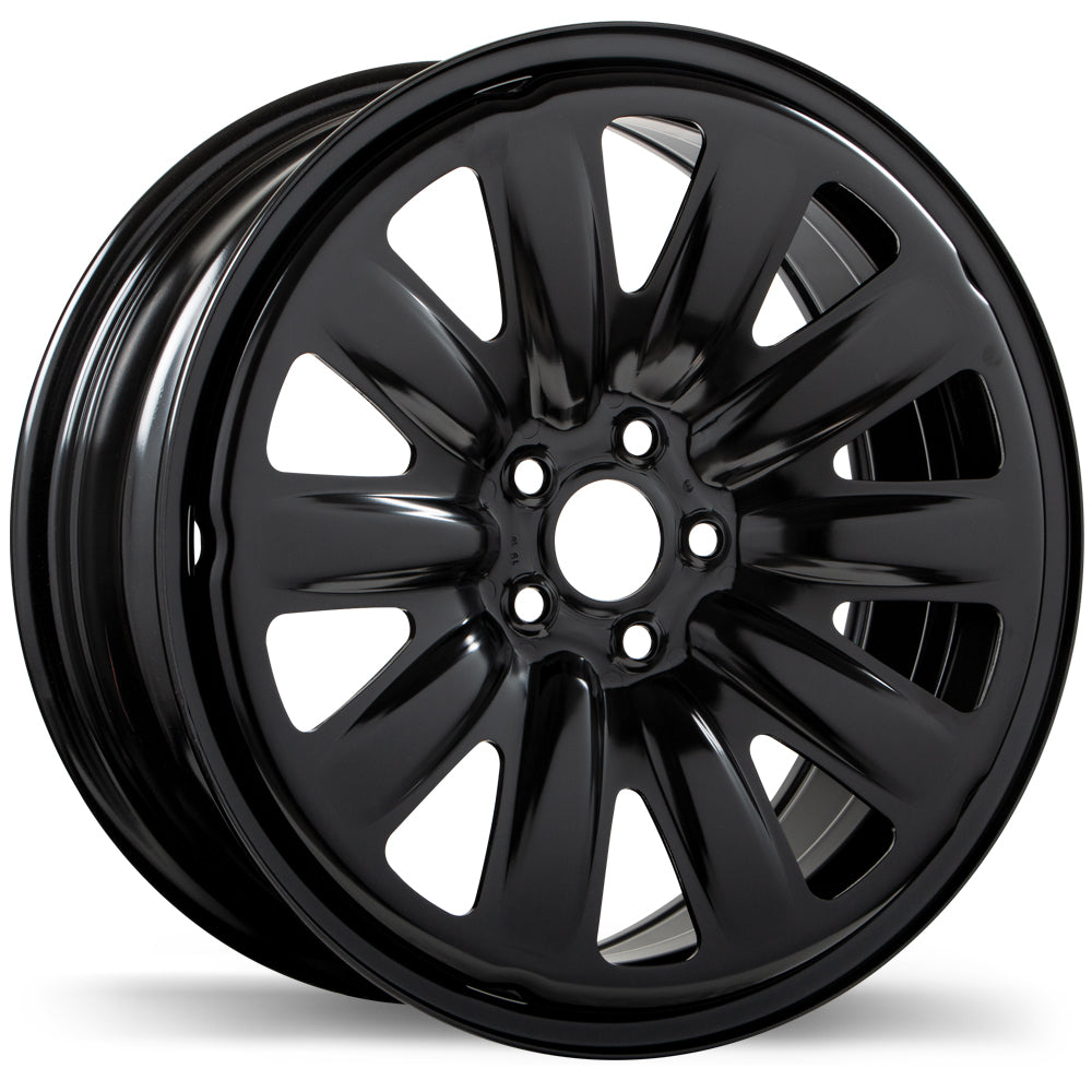 Steel / Acier Steel Wheel 17x7.0 5x100mm +55 56.1mm BLK