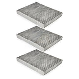 Cabin Air Filter (3 Pack) For Porsche Cayenne Audi Q7 Volkswagen Touareg K54-100184