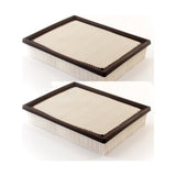 Air Filter (2 Pack) For Chevrolet Silverado 1500 GMC Sierra Tahoe 2500 HD Suburban Yukon Cadillac XL Escalade 3500 Avalanche ESV Classic LD EXT Limited C3500HD K57-100053