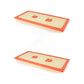 Air Filter (2 Pack) For Mercedes-Benz E350 ML350 GLE350 GLK350 C300 GL450 SLK350 E400 E550 C350 R350 GLE400 E300 K57-100171