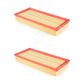 Air Filter (2 Pack) For Land Rover Range Sport LR4 Discovery Velar Defender 90 130 110 K57-100207