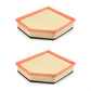 Air Filter (2 Pack) For Volvo XC60 S60 XC70 S80 V60 V70 K57-100270