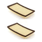 Air Filter (2 Pack) For Chevrolet Malibu Pontiac Grand Am Oldsmobile Alero Classic Cutlass K57-100305