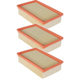 Air Filter (3 Pack) For Volkswagen Tiguan Audi A3 Quattro Golf GTI SportWagen R S3 Q3 Alltrack TT Arteon TTS RS K57-100335