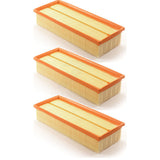 Air Filter (3 Pack) For Volkswagen Jetta Passat Tiguan Beetle CC Audi GTI Q3 Golf Eos A3 SportWagen Quattro TT Limited TTS K57-100336