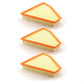 Air Filter (3 Pack) For BMW 328i xDrive 325i 328xi 128i 330i 325xi 330xi 330Ci 323i K57-100342