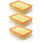 Air Filter (3 Pack) For BMW 325i X3 Z3 Z4 325Ci 330i 330Ci M3 528i 328i 323i 325xi 530i 525i 330xi 323Ci 325is 328is 328Ci 323is 320i K57-100346