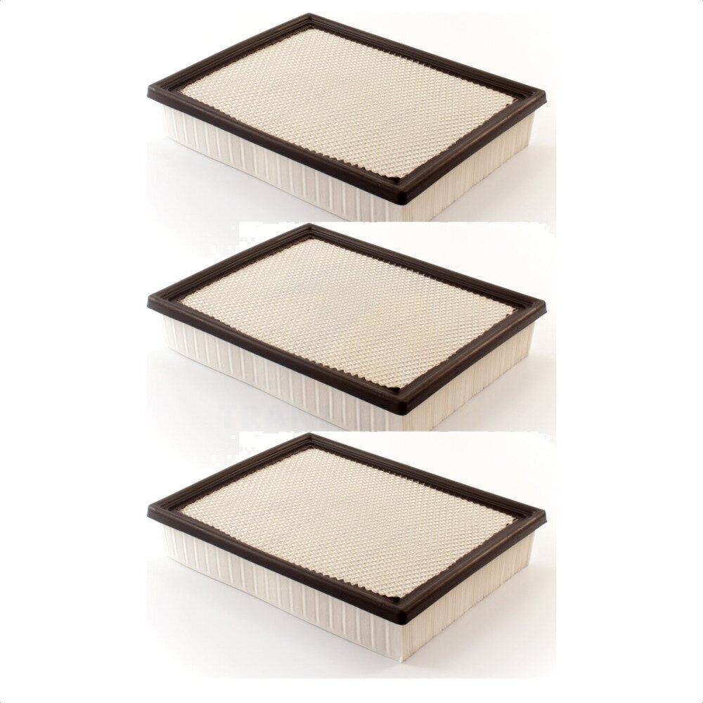 Air Filter (3 Pack) For Chevrolet Silverado 1500 GMC Sierra Tahoe 2500 HD Suburban Yukon Cadillac XL Escalade 3500 Avalanche ESV Classic LD EXT Limited C3500HD K57-100362