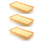 Air Filter (3 Pack) For Volkswagen Jetta Beetle Golf Audi TT Quattro R32 City K57-100483