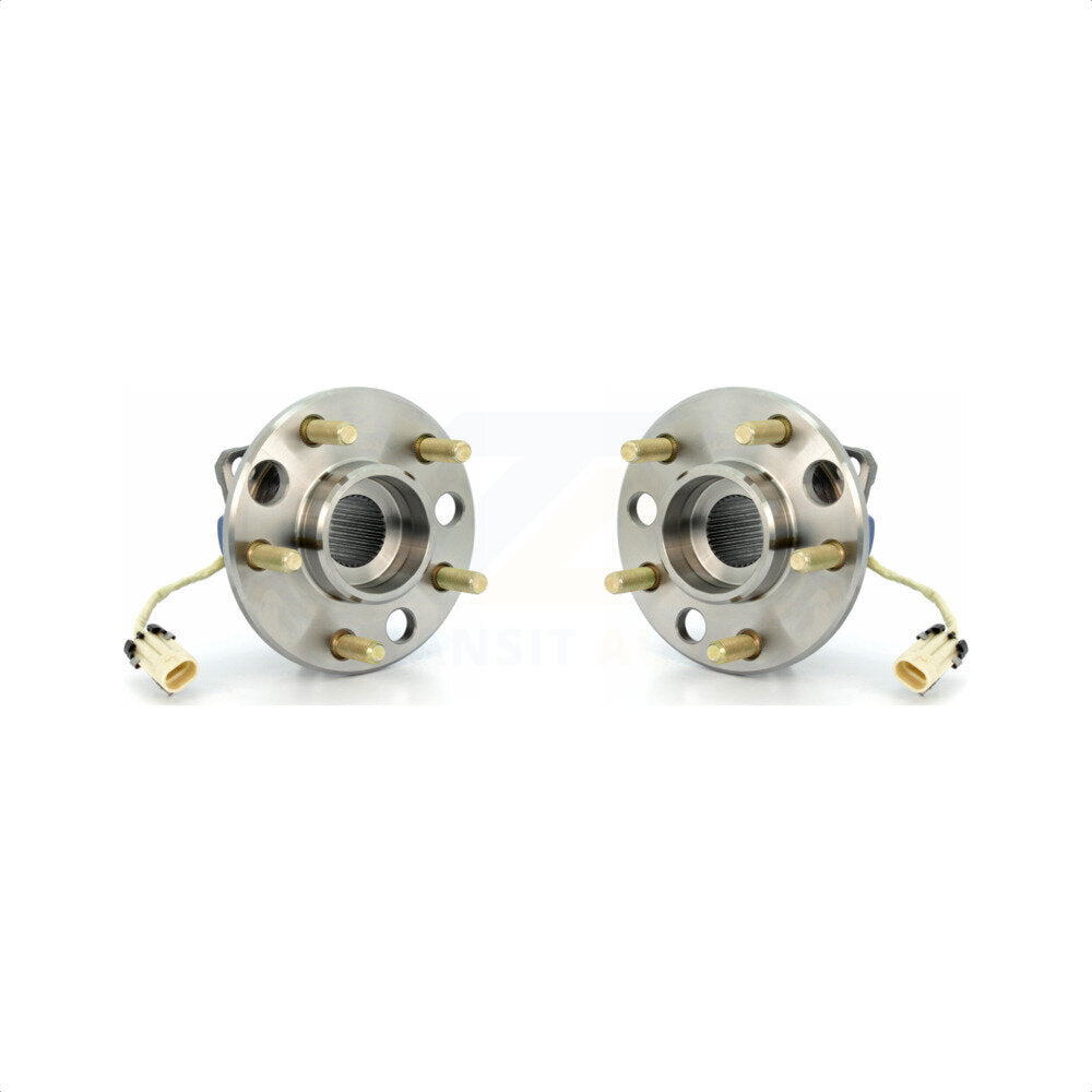 Front Wheel Bearing Hub Assembly Pair For Buick LeSabre Oldsmobile Cadillac DeVille 88 Pontiac Bonneville Park Avenue Cutlass Ciera Century Eldorado Seville 98 Riviera Chevrolet Lumina APV K70-100249