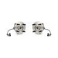 Front Wheel Bearing And Hub Assembly Pair For Chevrolet Cobalt Saturn Ion Pontiac G5 Pursuit With 4 Lug Wheels 4-Wheel ABS K70-100282