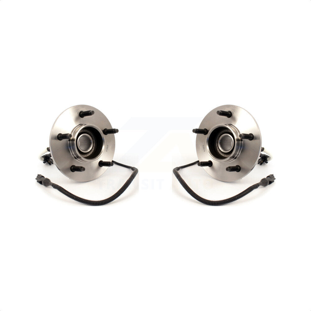 Front Wheel Bearing And Hub Assembly Pair For Ford F-150 4WD with 4-Wheel ABS K70-100375