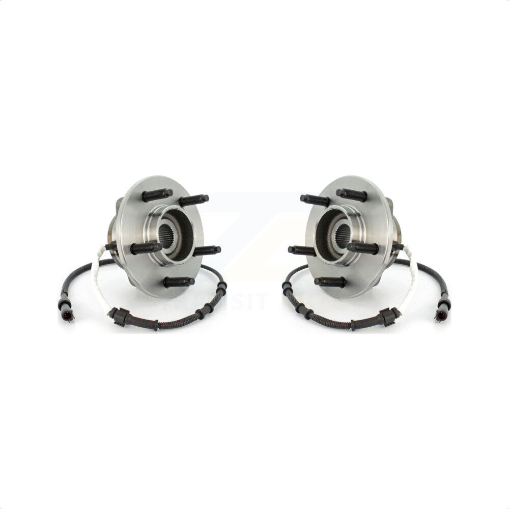 Front Wheel Bearing And Hub Assembly Pair For Ford F-150 Heritage 4WD with 4-Wheel ABS K70-100385