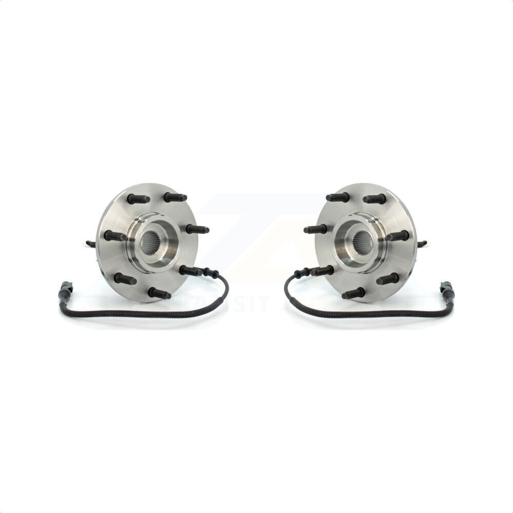 Front Wheel Bearing And Hub Assembly Pair For Ford F-150 Heritage F-250 4WD with 4-Wheel ABS K70-100386