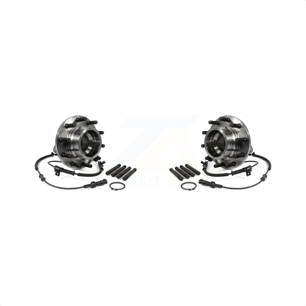 Front Wheel Bearing And Hub Assembly Pair For 2005-2010 Ford F-450 Super Duty F-550 With Dual Rear Wheels 4 X K70-100419