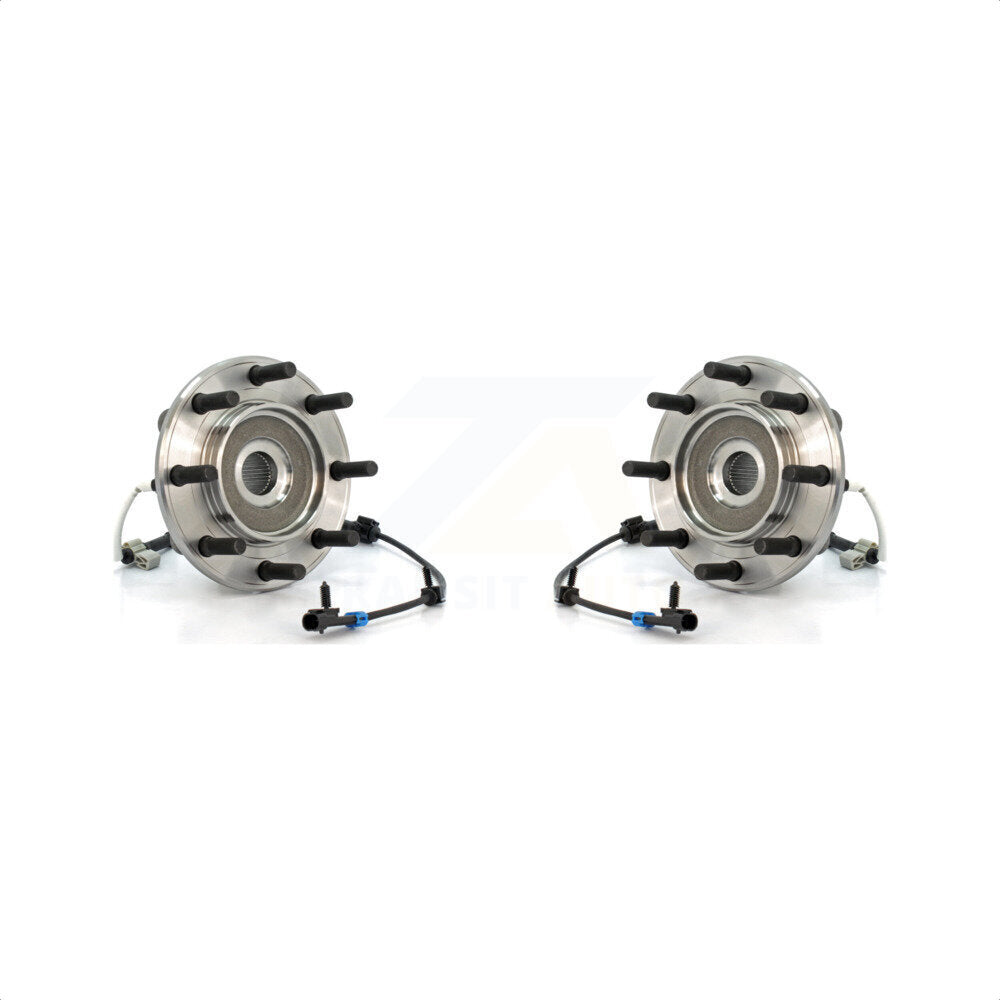 Front Wheel Bearing And Hub Assembly Pair For Chevrolet Silverado 3500 GMC Sierra Classic 4WD K70-100423