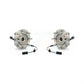 Front Wheel Bearing And Hub Assembly Pair For 2007-2010 Chevrolet Silverado 3500 HD GMC Sierra With Heavy Duty Suspension K70-100431