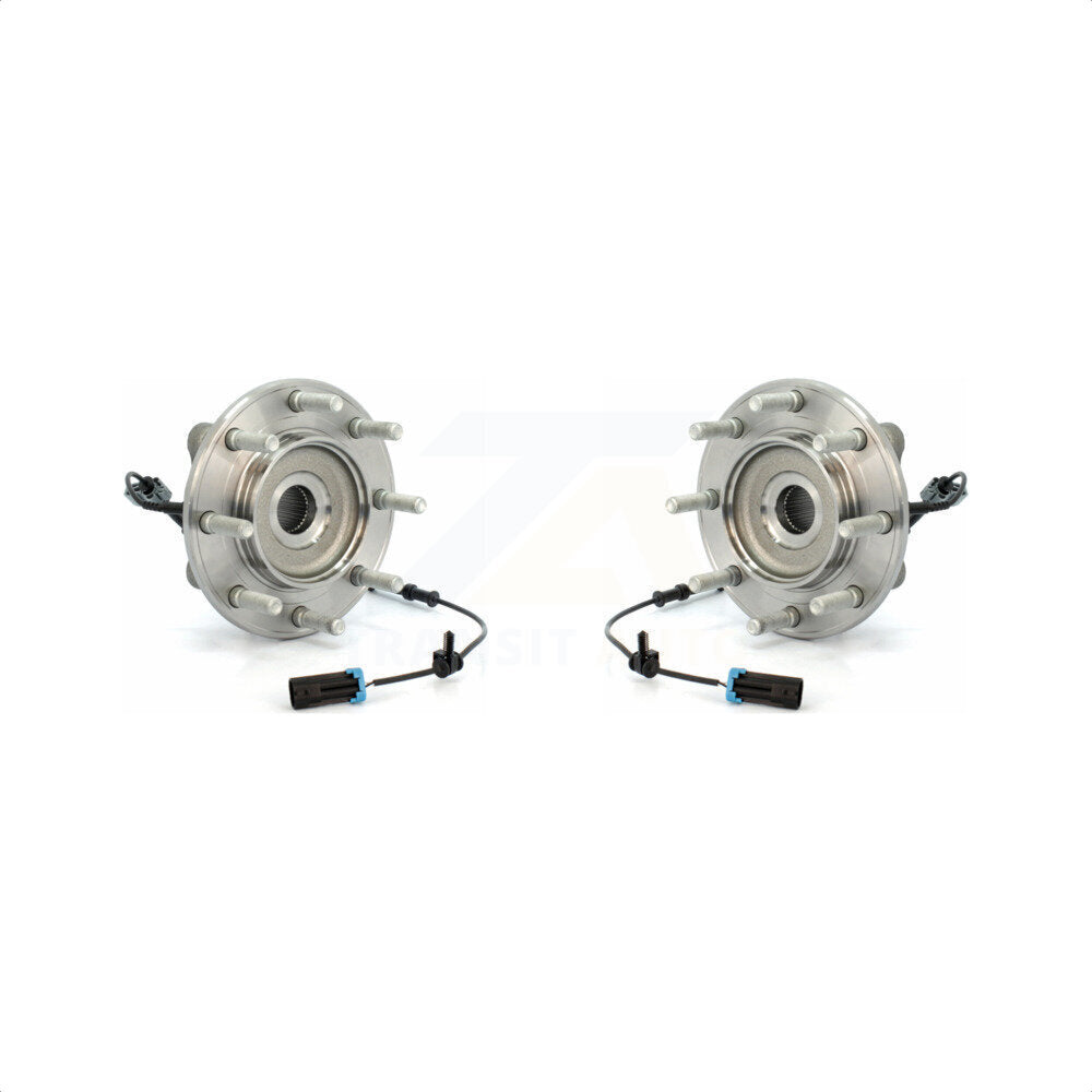 Front Wheel Bearing And Hub Assembly Pair For 2007-2010 Chevrolet Silverado 3500 HD GMC Sierra With Heavy Duty Suspension K70-100431