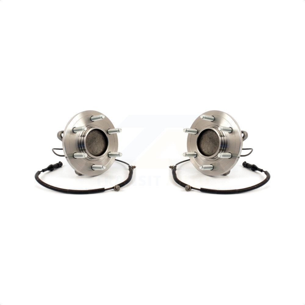 Front Wheel Bearing And Hub Assembly Pair For 2009-2010 Ford F-150 RWD With 6 Lug Wheels Without Heavy Duty Payload Package K70-100436