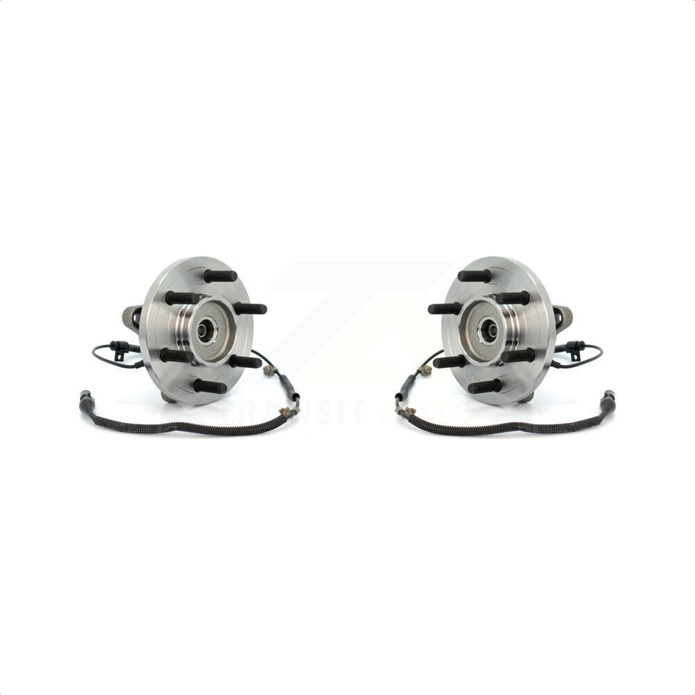 Front Wheel Bearing And Hub Assembly Pair For Ford F-150 With 6 Lug Wheels Without Heavy Duty Payload Package K70-100438